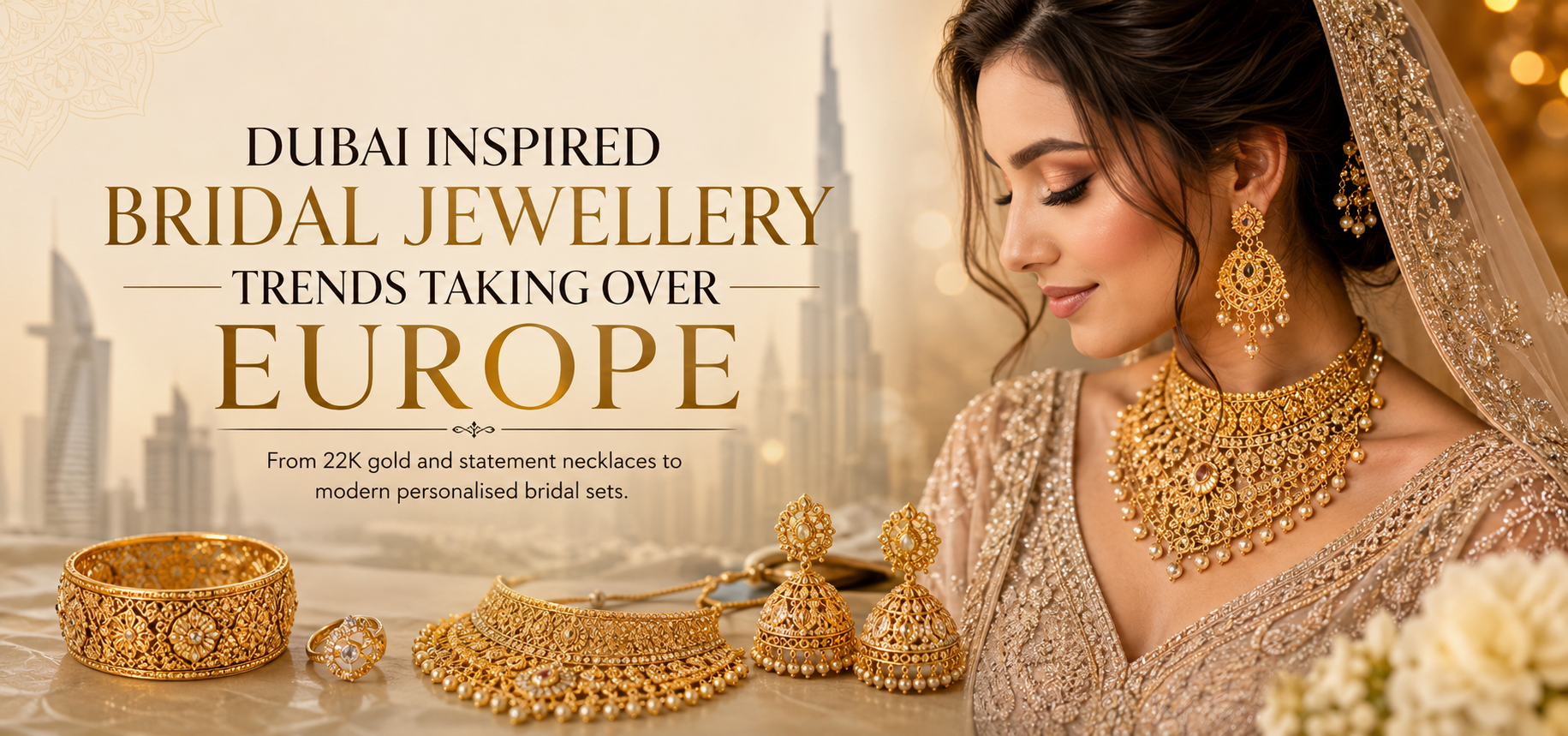 Dubai Inspired Bridal Jewellery Trends in Europe