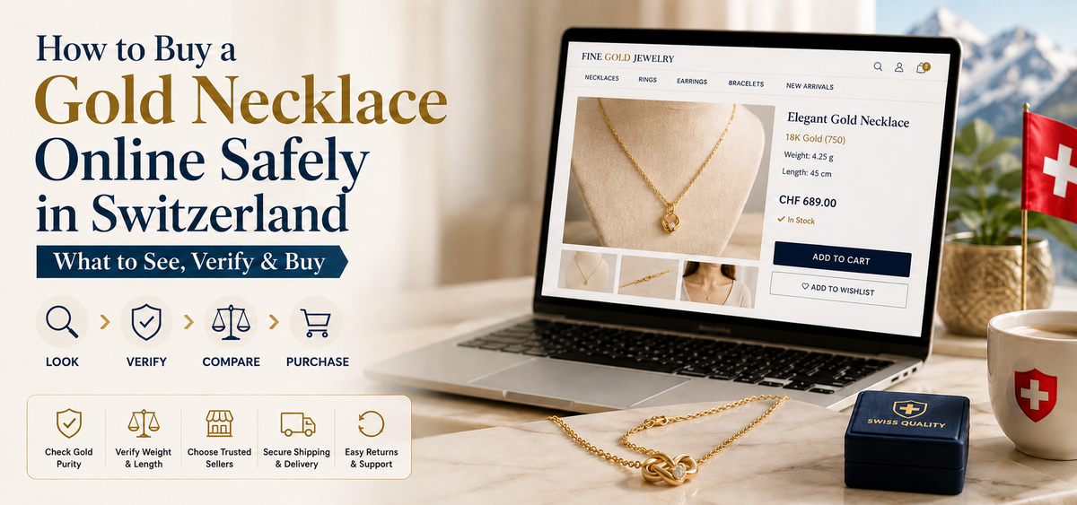 How to Buy a Gold Necklace Online Safely in Switzerland
