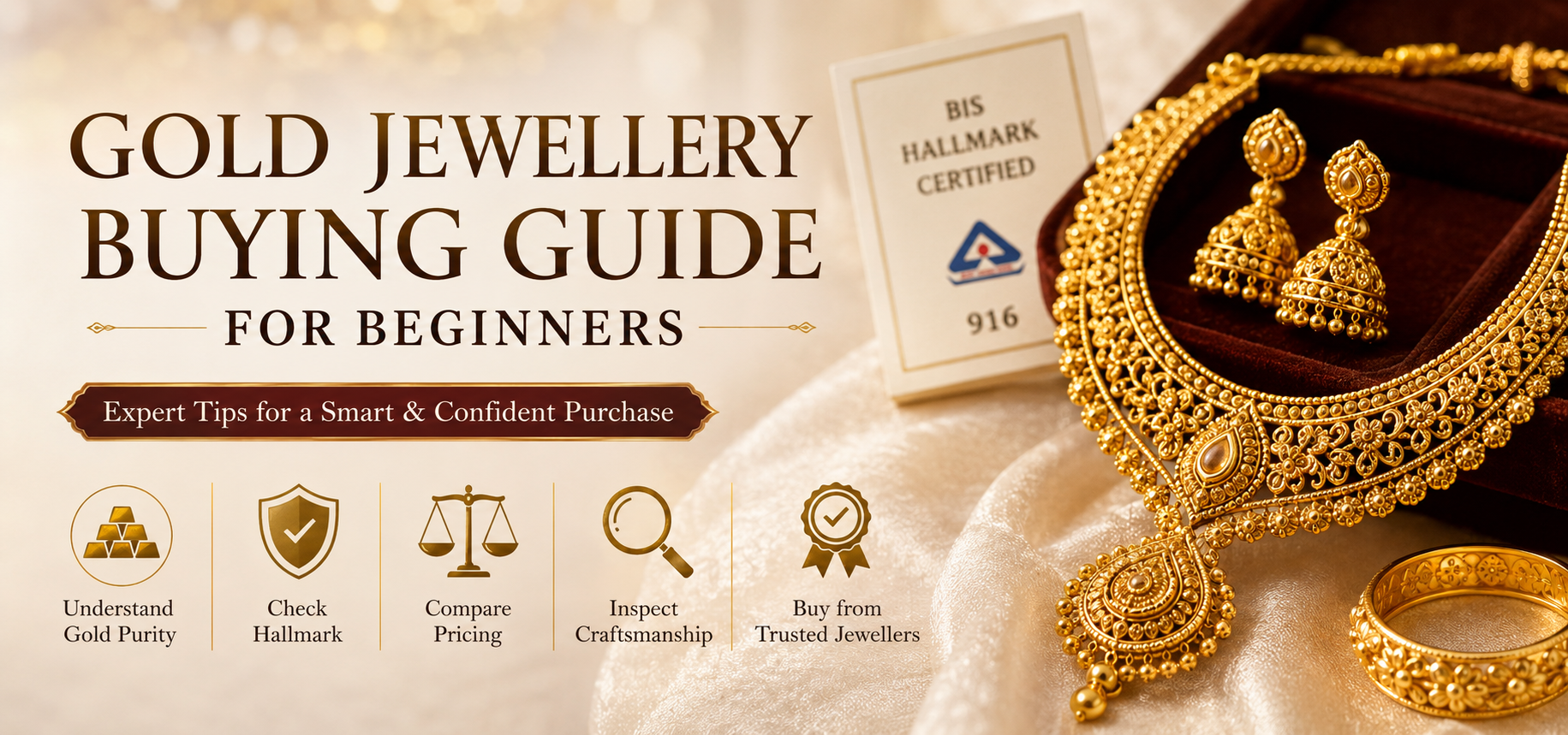 Gold Jewellery Buying Guide for Beginners | Expert Tips&nbsp;