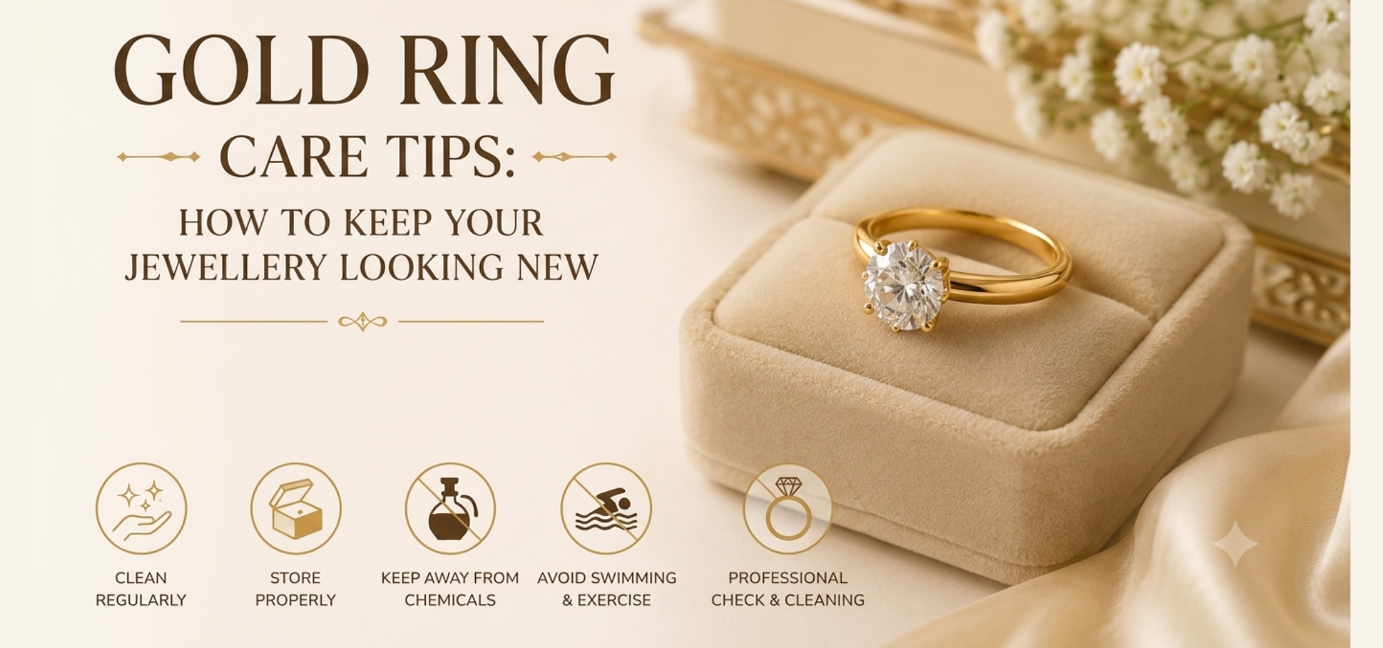 Gold Ring Care Tips: How to Keep Your Jewellery Looking New
